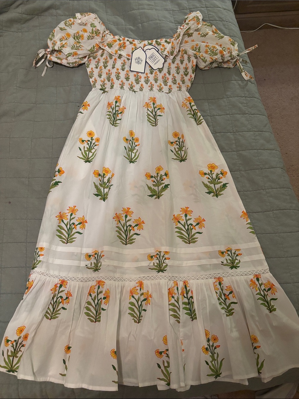 Tuckernuck Pink City Prints Meryl Dress in Buttercup Meadow